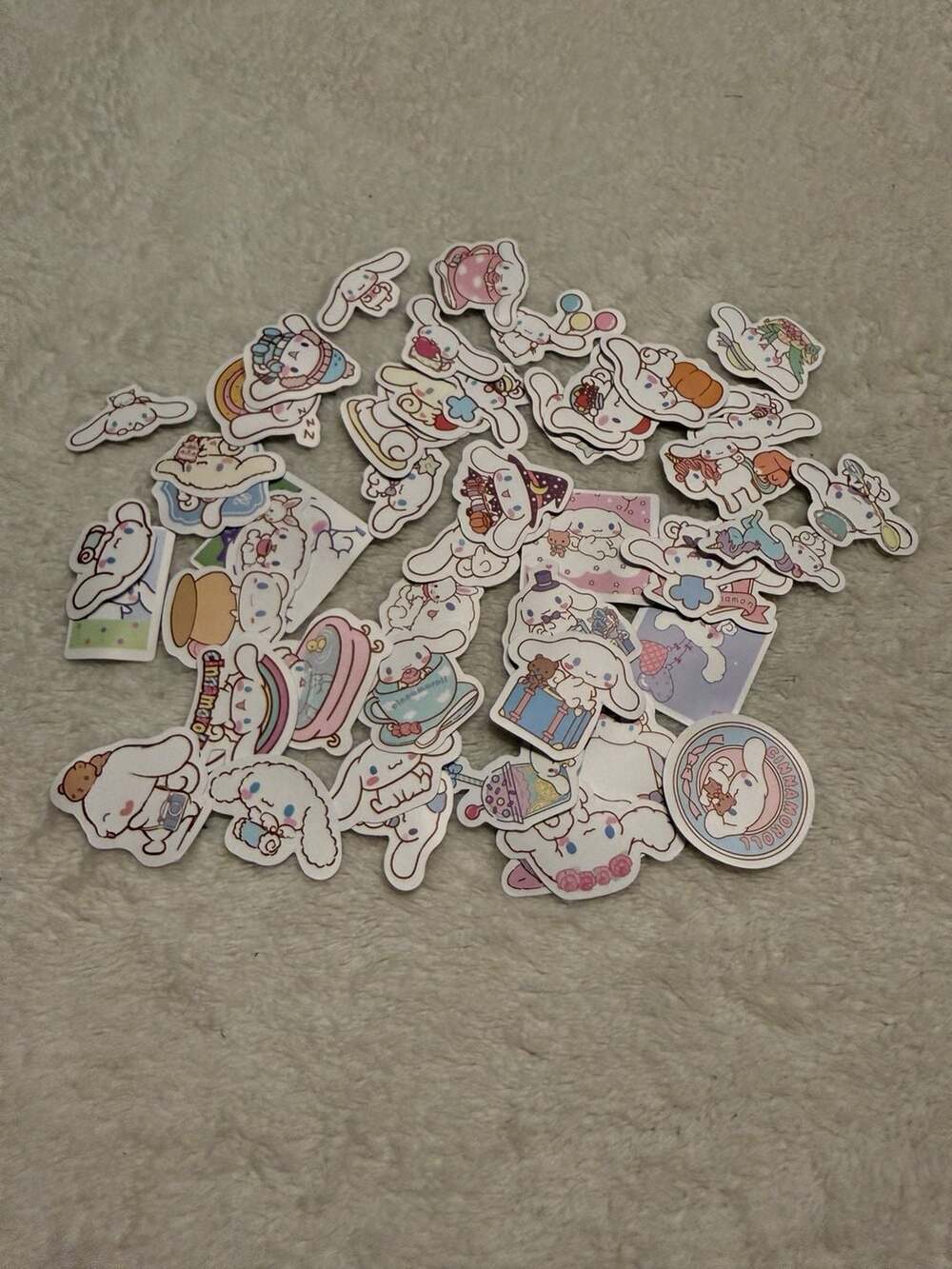 45 Cinnamoroll Kawaii Cartoon Vinyl Stickers Pack